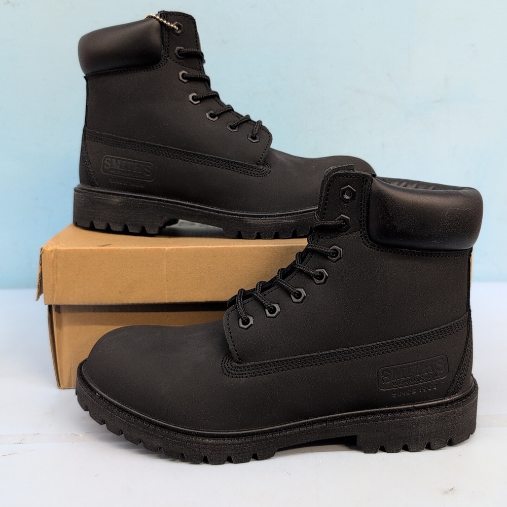 SMITH Waterproof Suede Padded Classic 6" Boots Women's US 8.5 Black